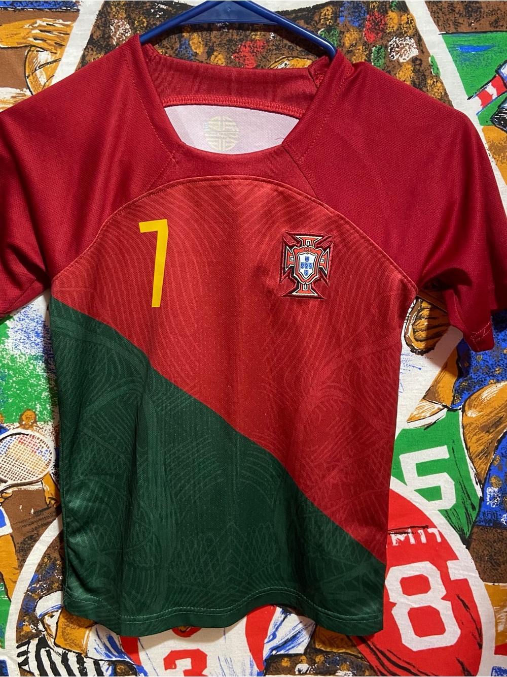 Portugal Christiana Ronaldo Kids Soccer Jersey